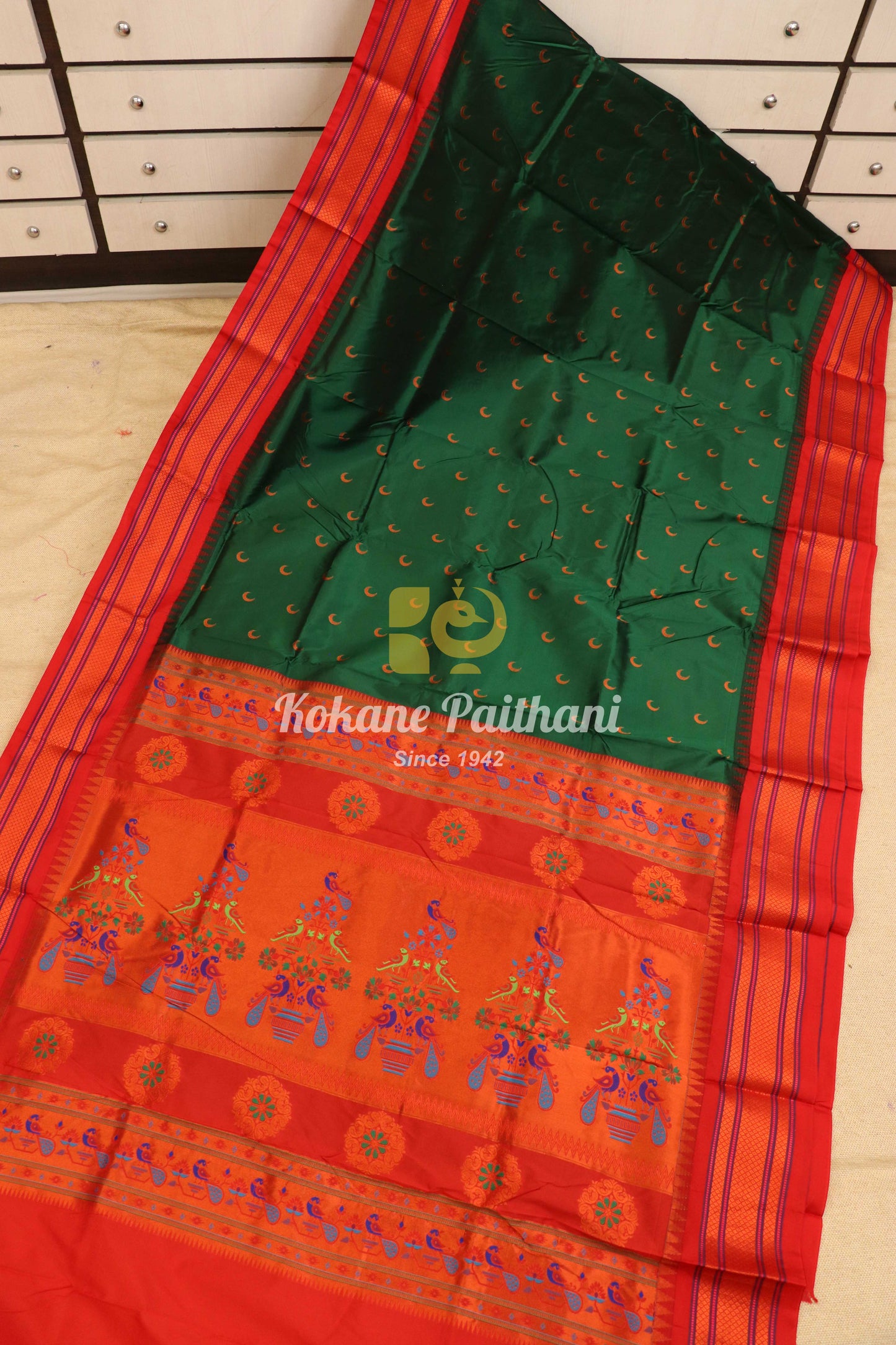 Kadiyal Chandrakor Maharani Paithani Saree