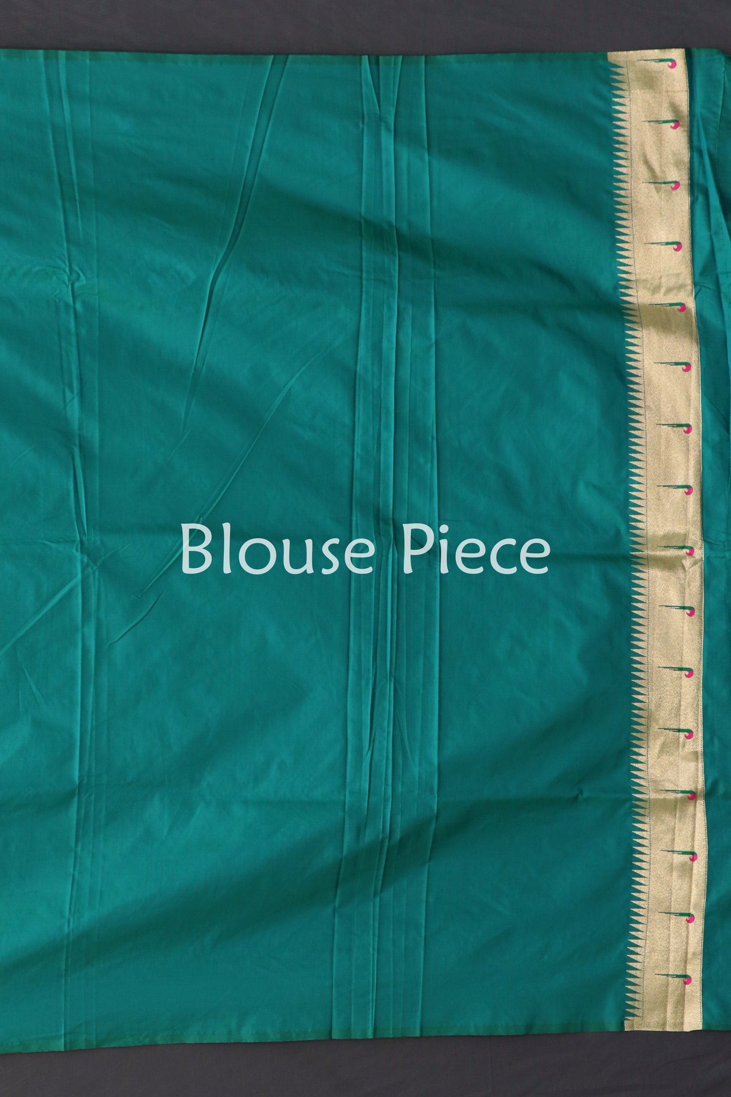 Half Peacock Brocade Paithani Saree