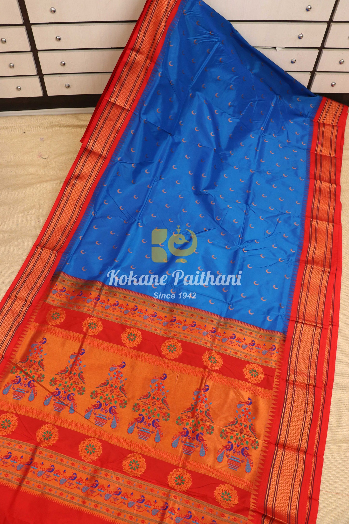 Kadiyal Chandrakor Maharani Paithani Saree
