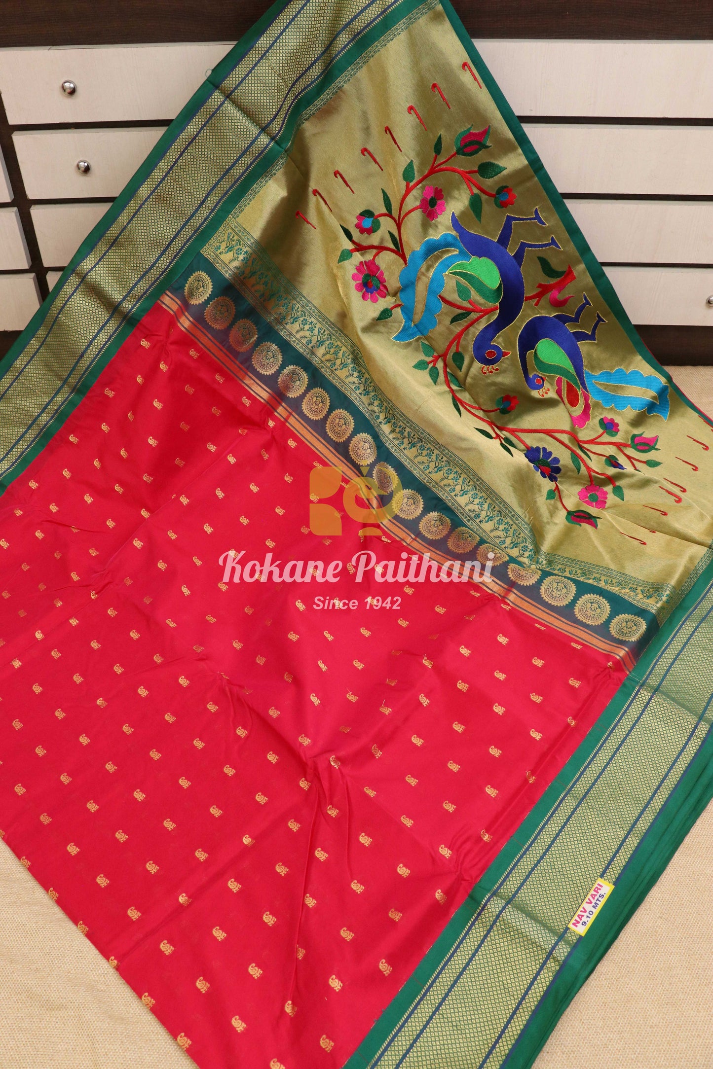 Kadiyal Rich Pallu 9 Wari Saree