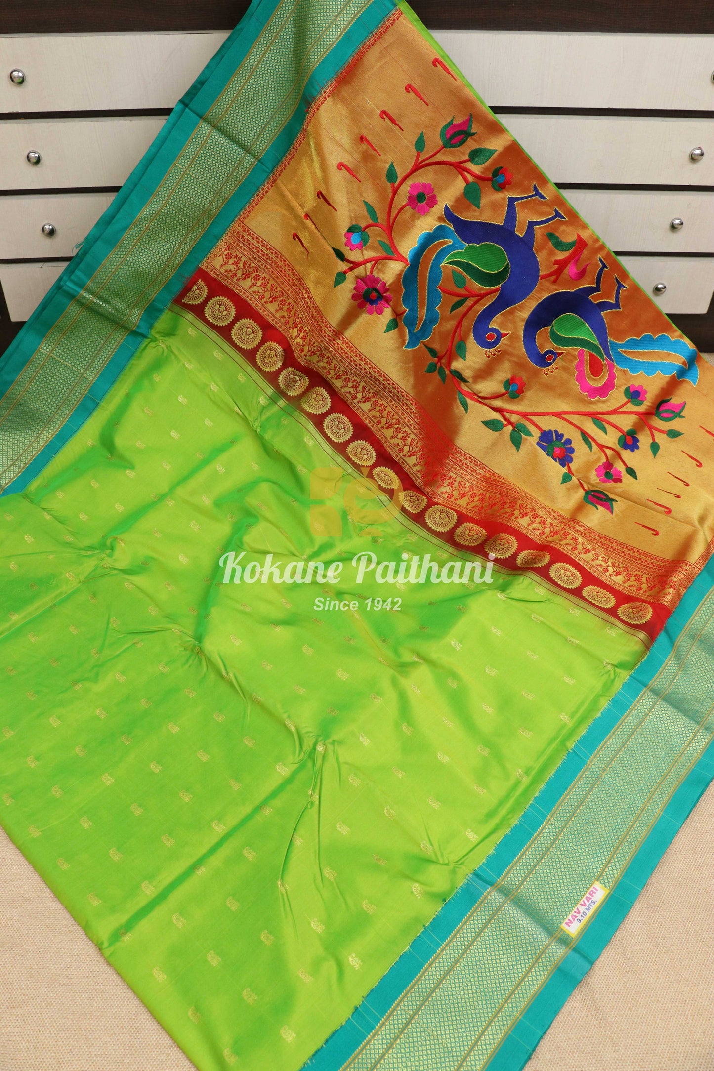 Kadiyal Rich Pallu 9 Wari Saree