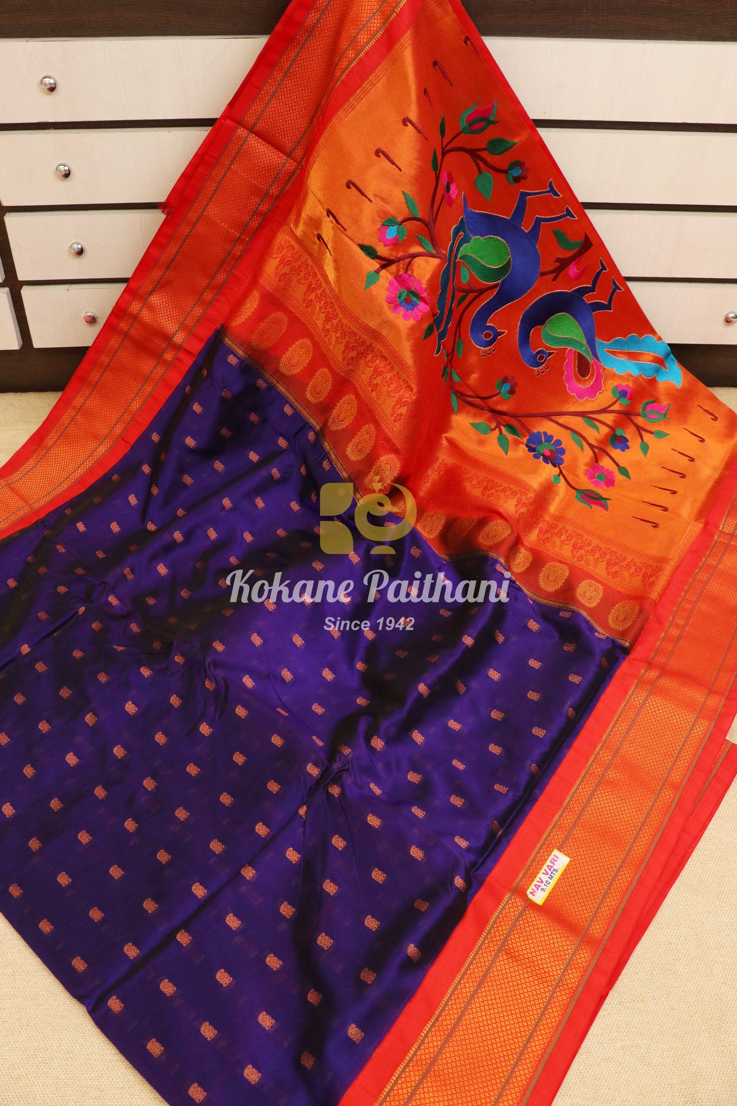 Kadiyal Rich Pallu 9 Wari Saree