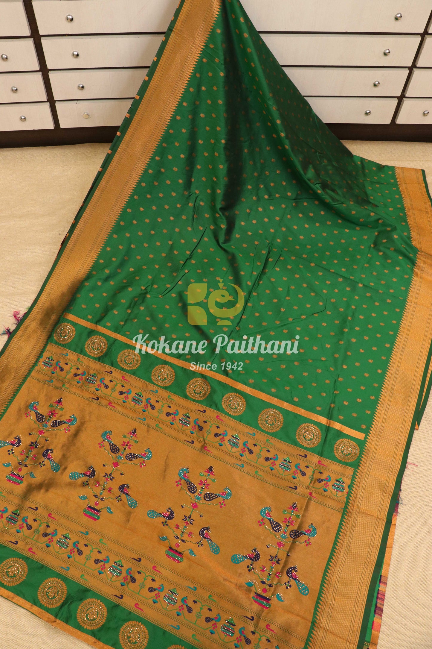 Ganga Silk Semi Paithani 3