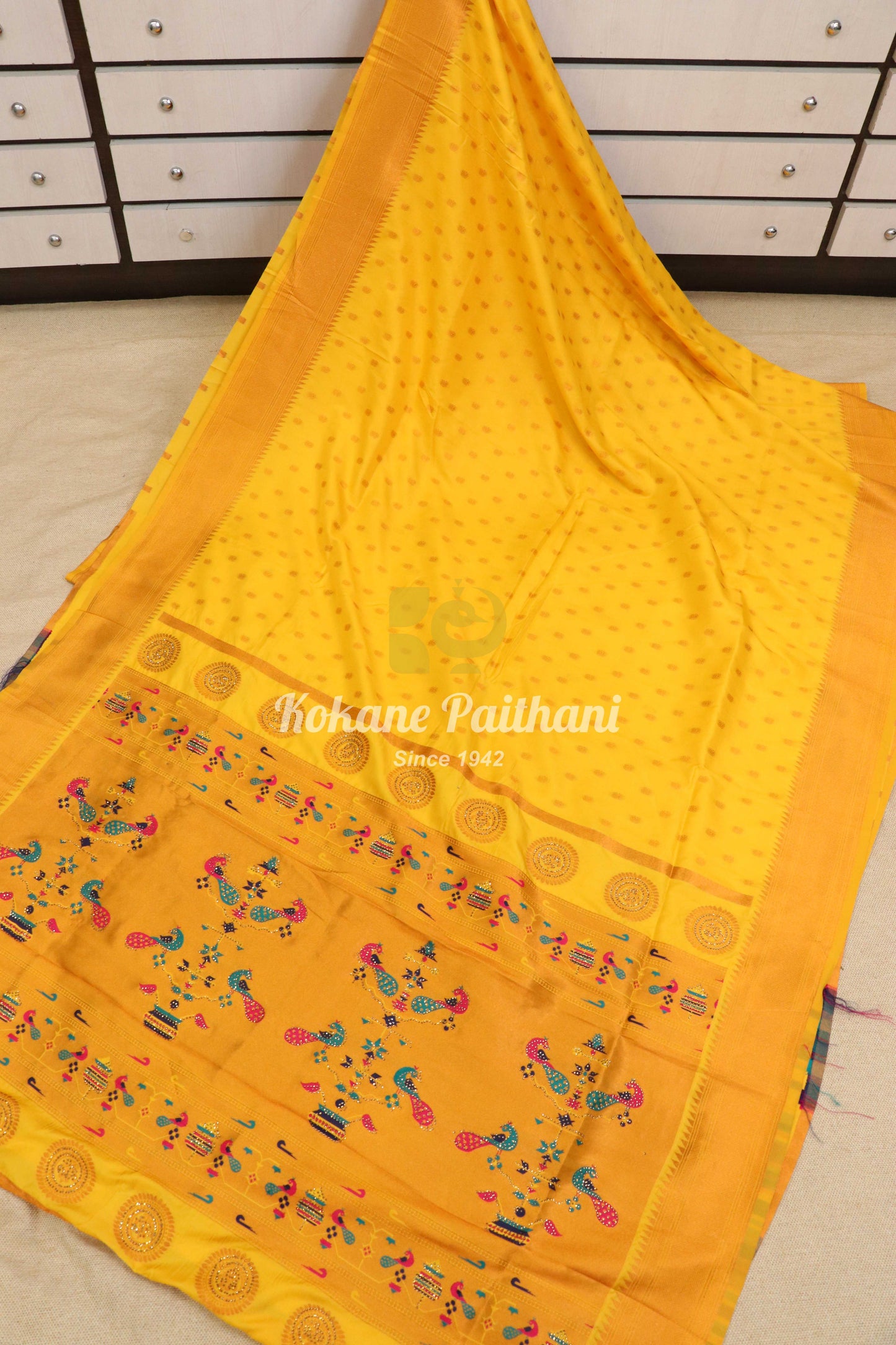 Ganga Silk Semi Paithani 3
