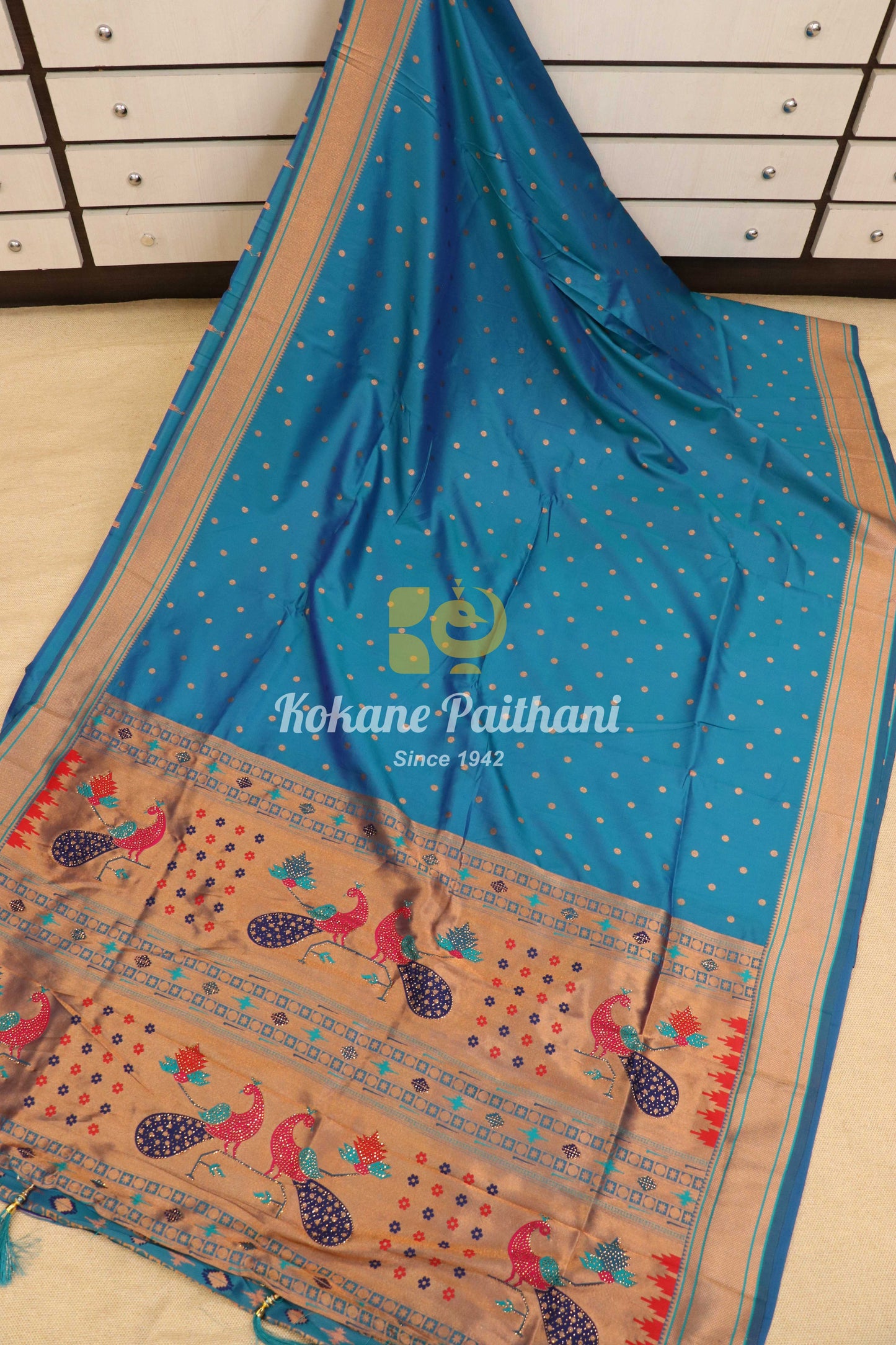 Ganga Silk Semi Paithani