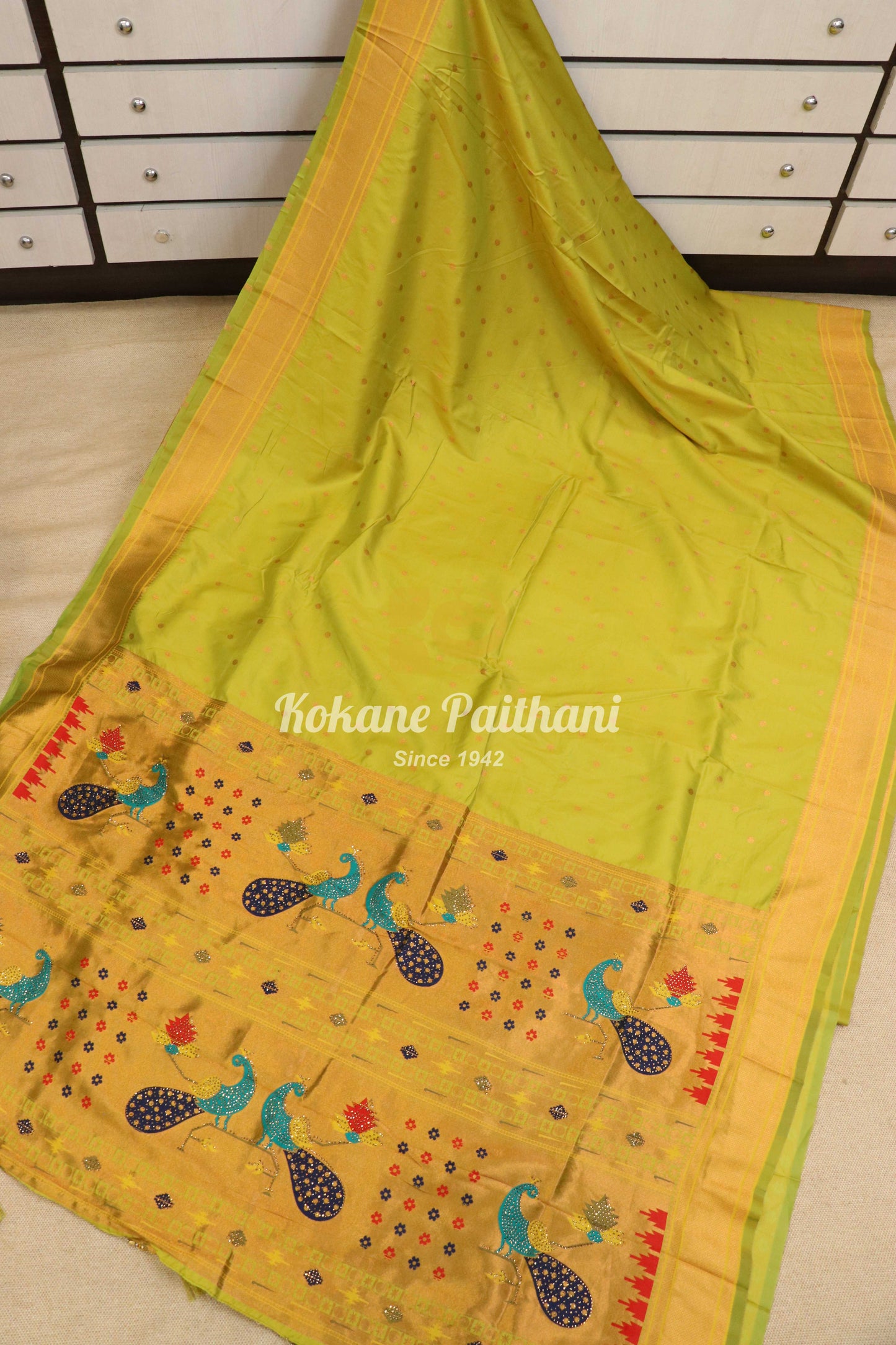 Ganga Silk Semi Paithani