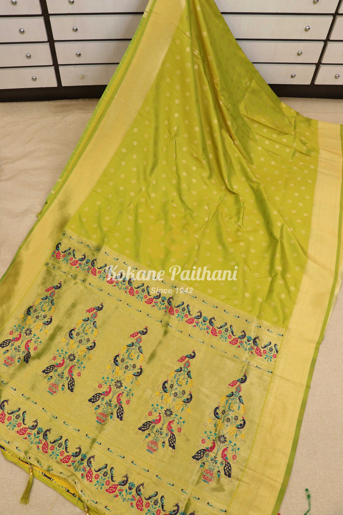 Ganga Silk Semi Paithani 2