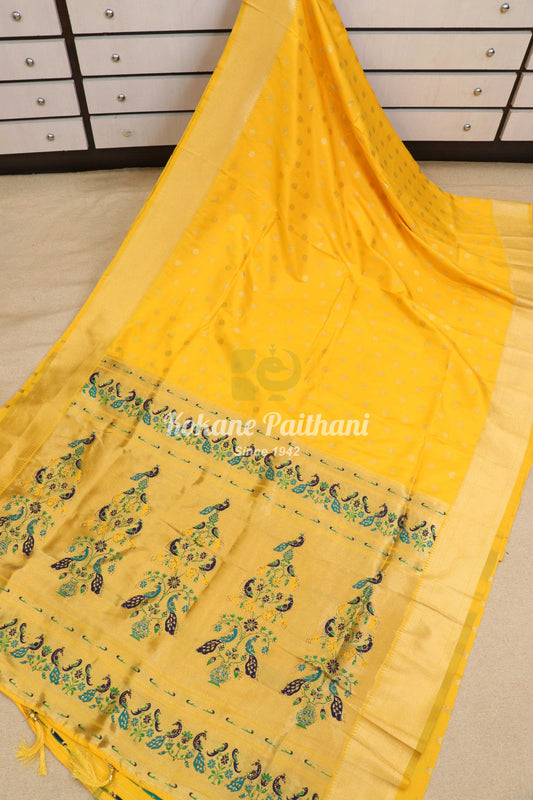 Ganga Silk Semi Paithani 2