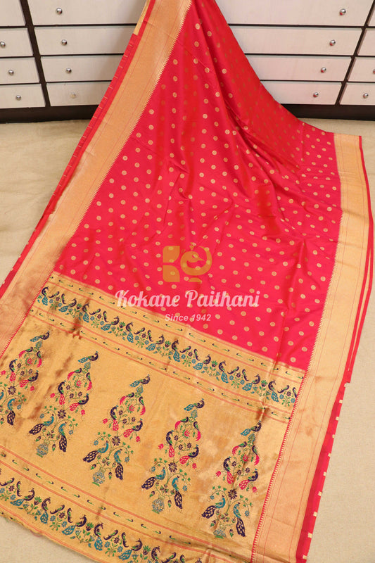 Ganga Silk Semi Paithani 2