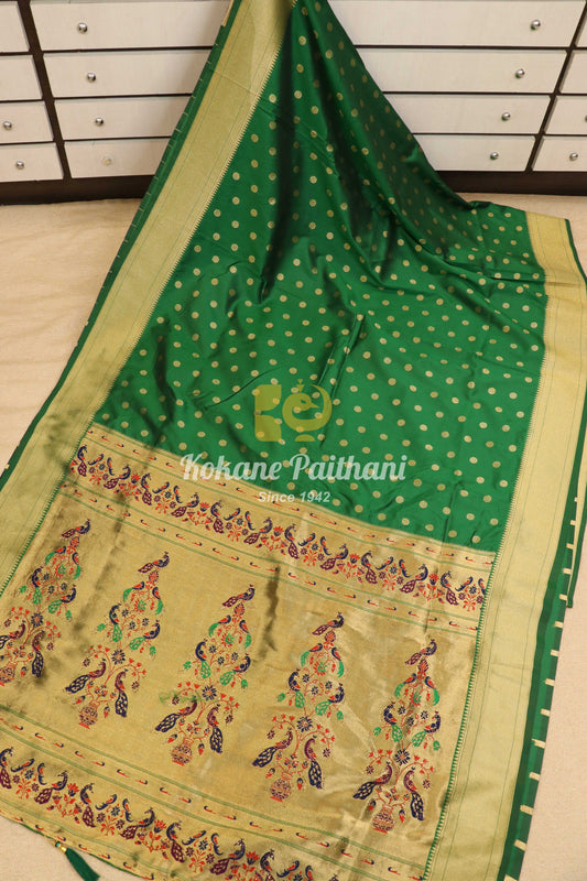 Ganga Silk Semi Paithani 2