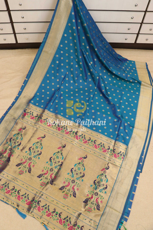 Ganga Silk Semi Paithani 2