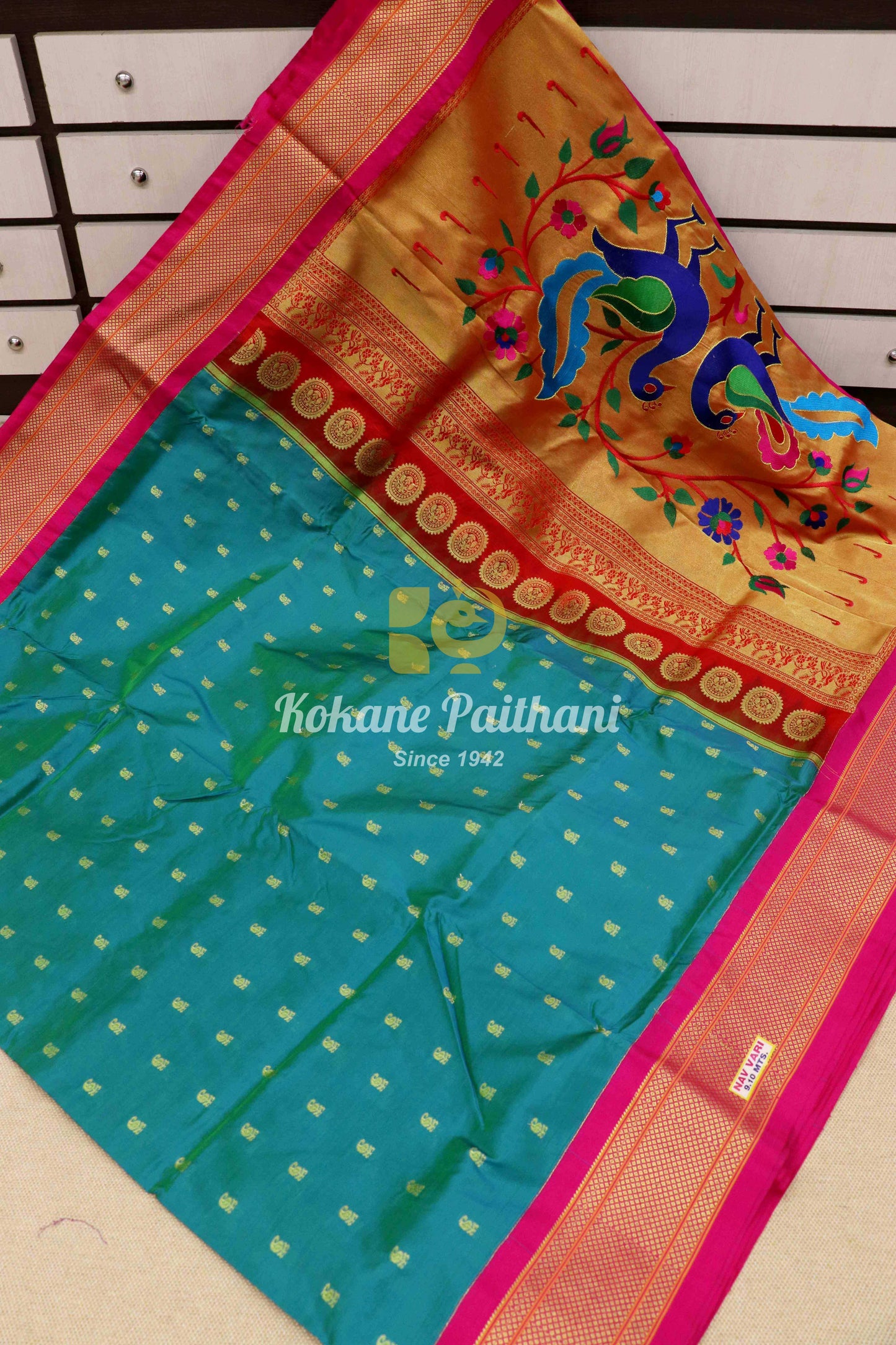 Kadiyal Rich Pallu 9 Wari Saree