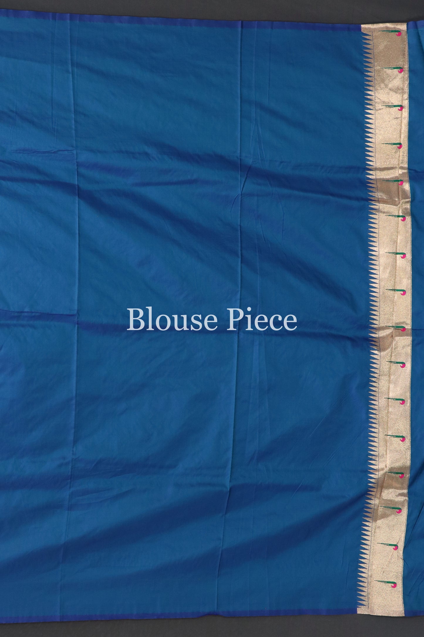 Half Peacock Brocade Paithani Saree