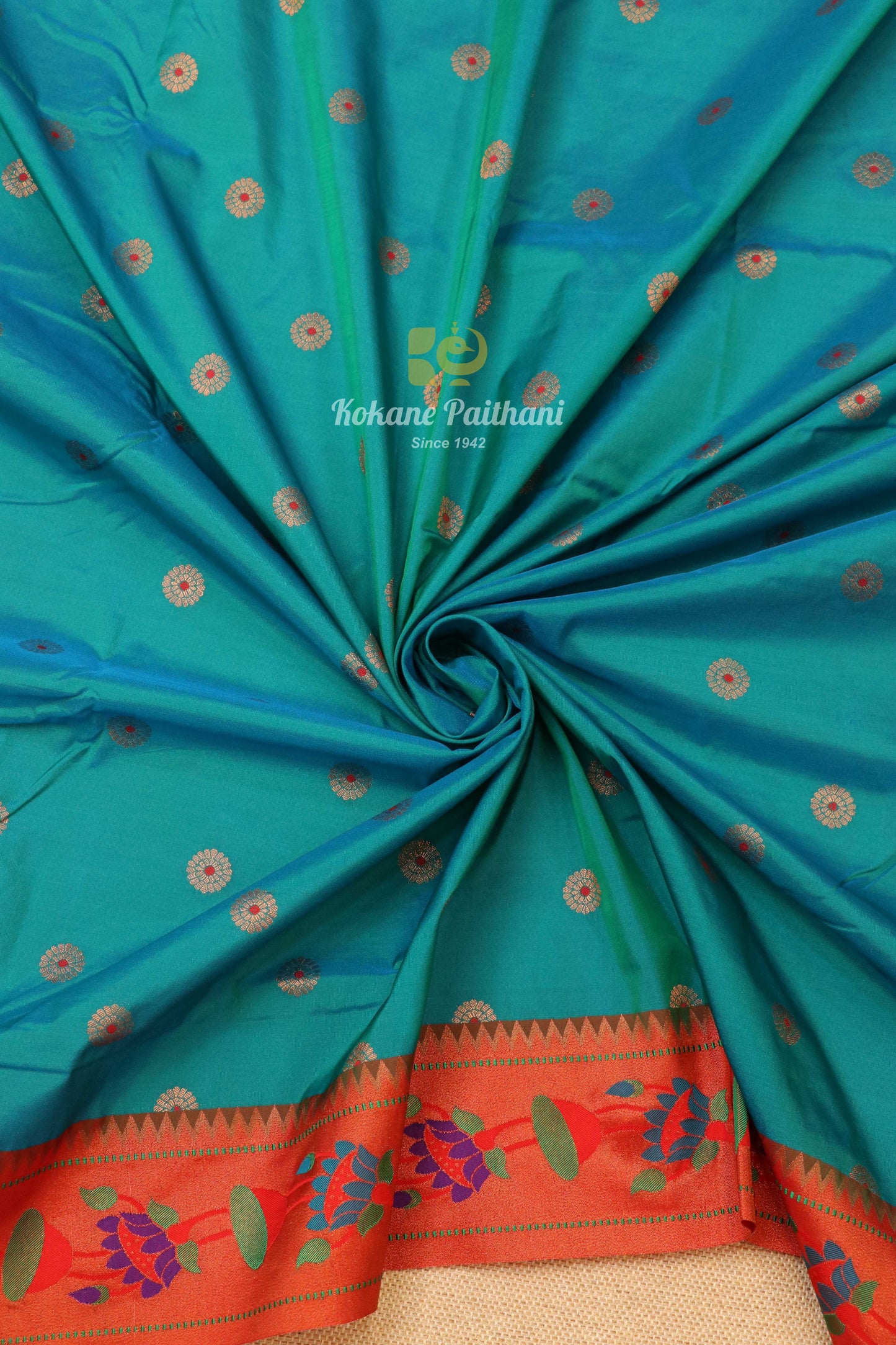 Lotus Brocade Paithani Saree