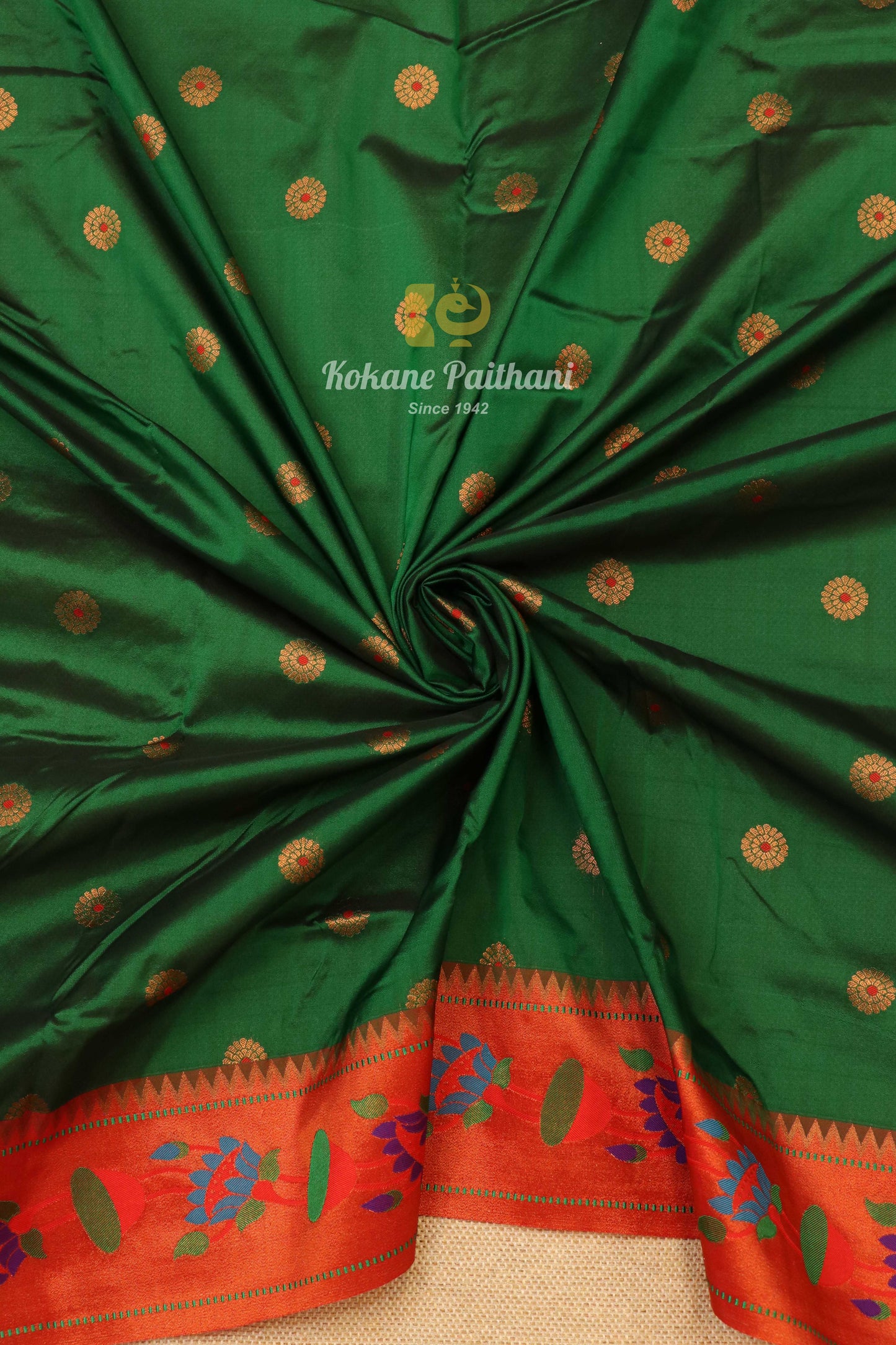 Lotus Brocade Paithani Saree