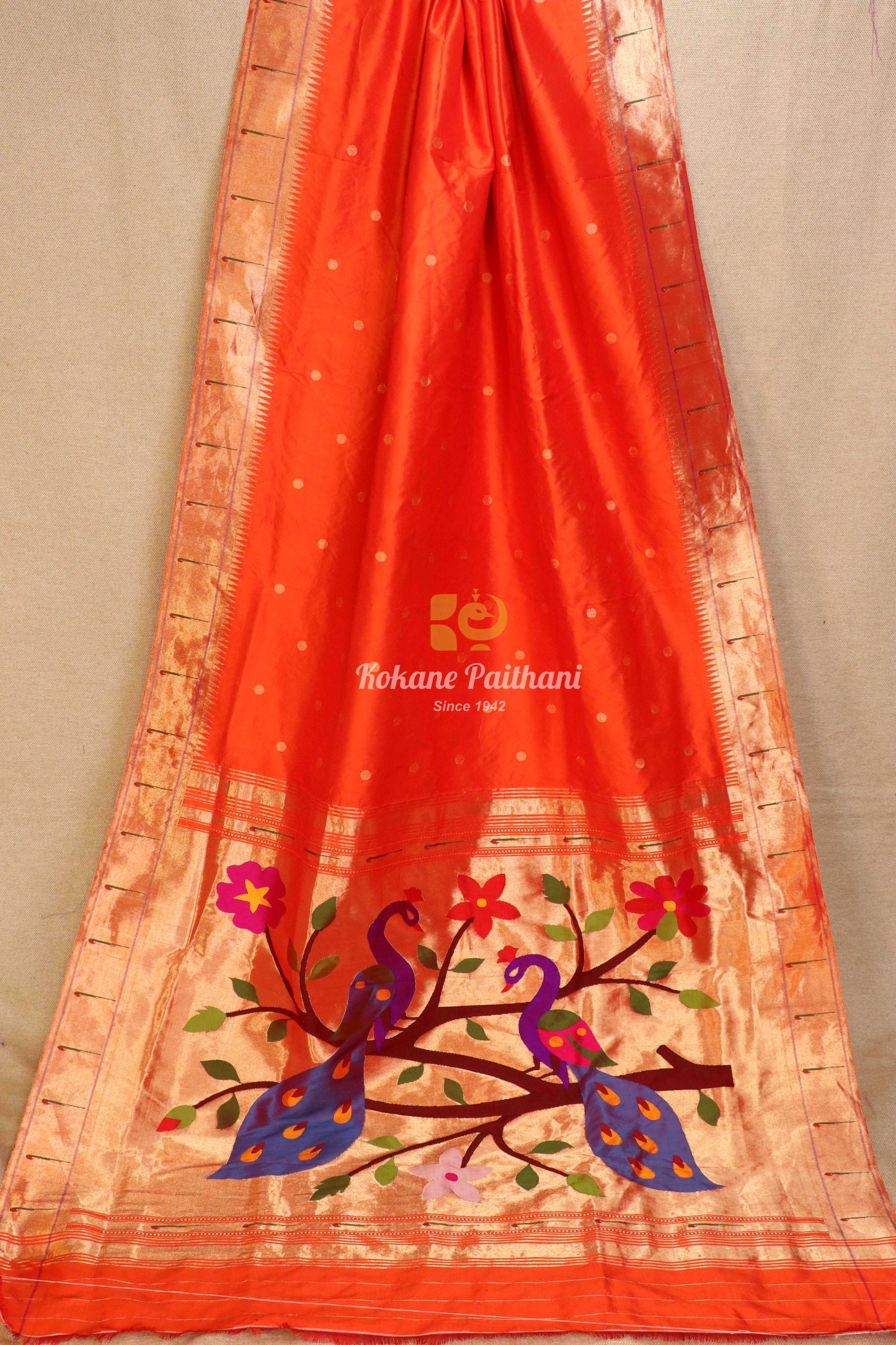 Muniya Brocade Paithani Saree