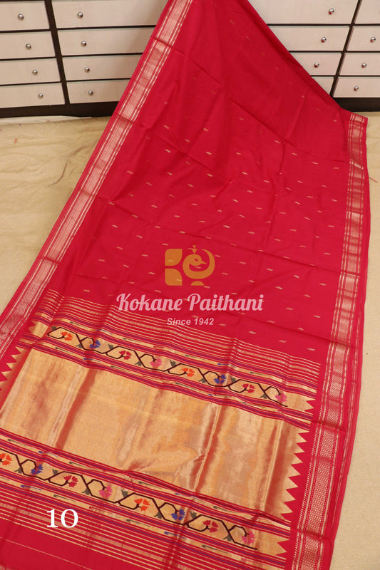 Premium Cotton Paithani Saree