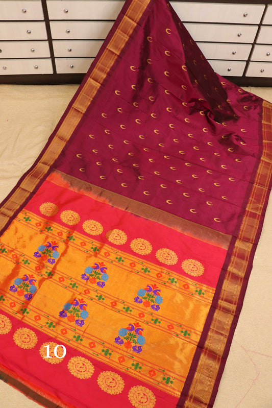 Chandrakala Maharani Paithani Saree