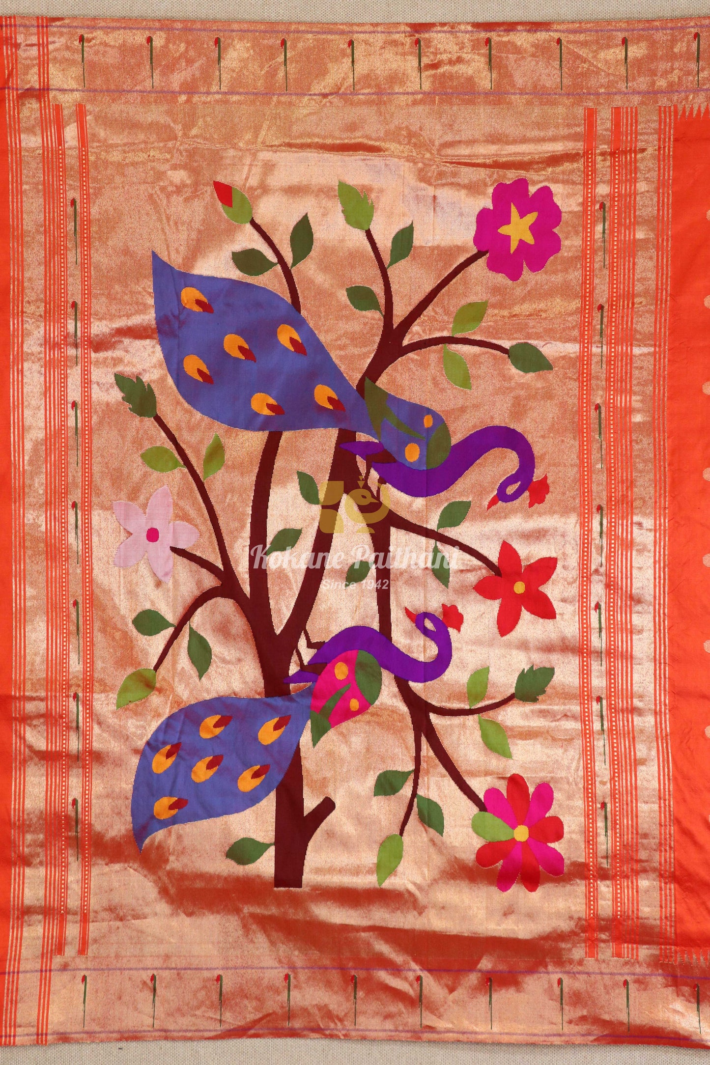 Muniya Brocade Paithani Saree