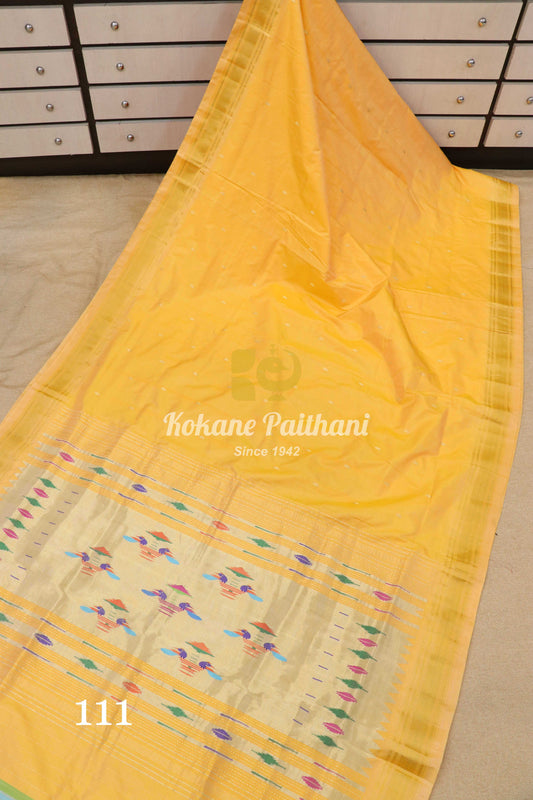 Traditional Pallu Silk Paithani Saree