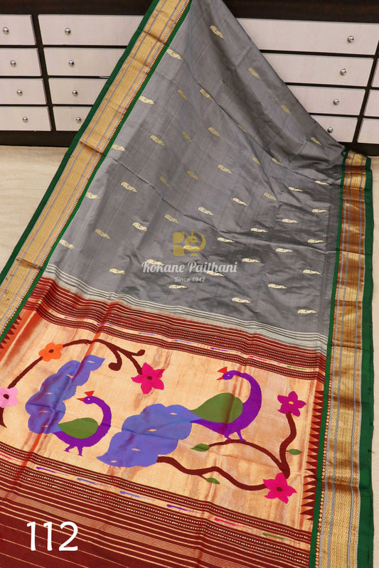 Fancy Pallu Silk Paithani Saree