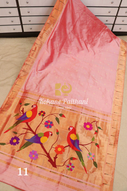 Muniya Brocade Paithani Saree