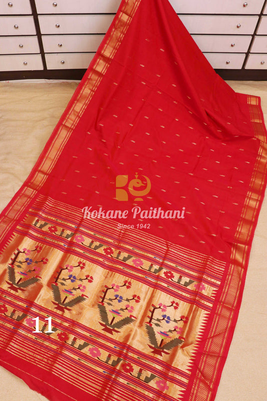 Premium Cotton Paithani Saree