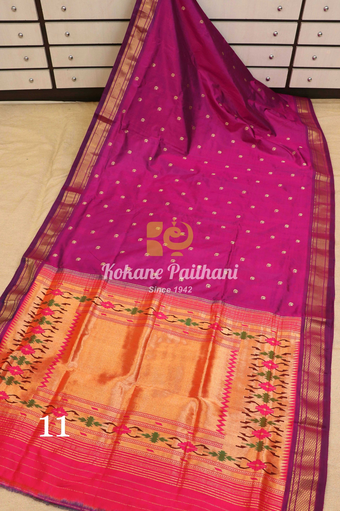 Fancy Pallu Silk Paithani Saree