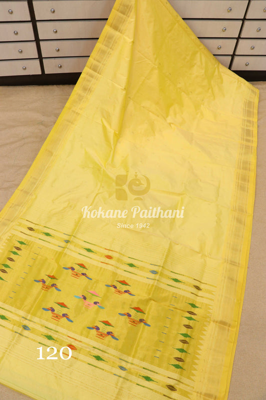 Traditional Pallu Silk Paithani Saree