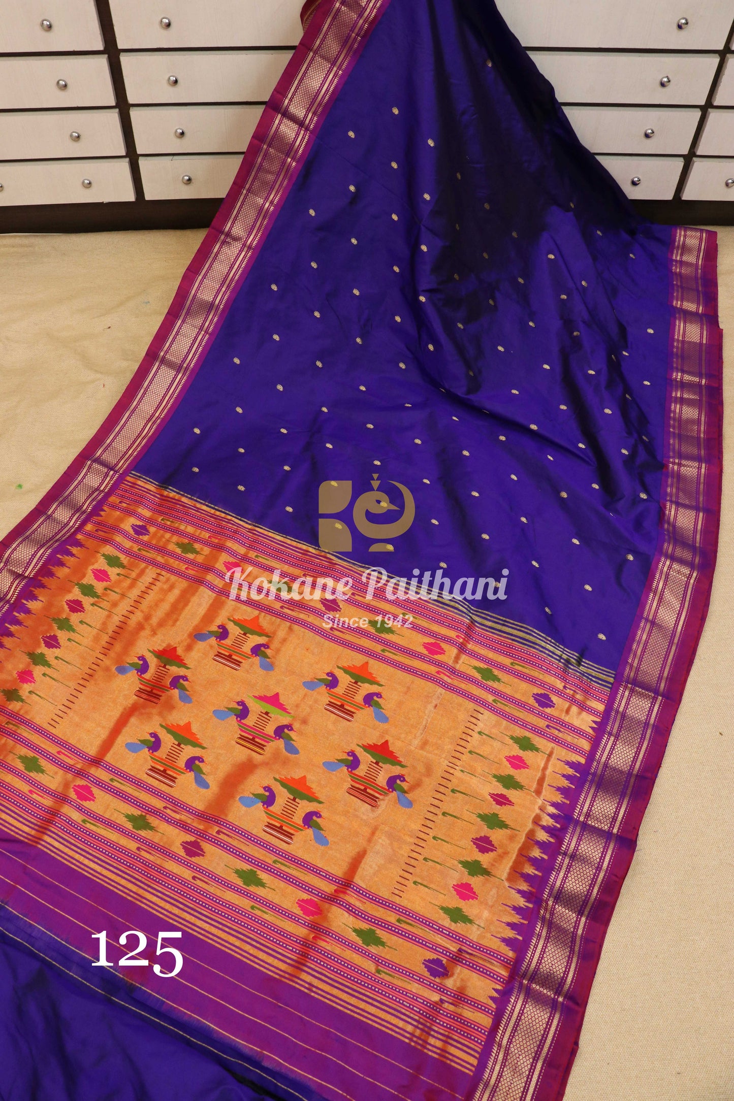 Traditional Pallu Silk Paithani Saree