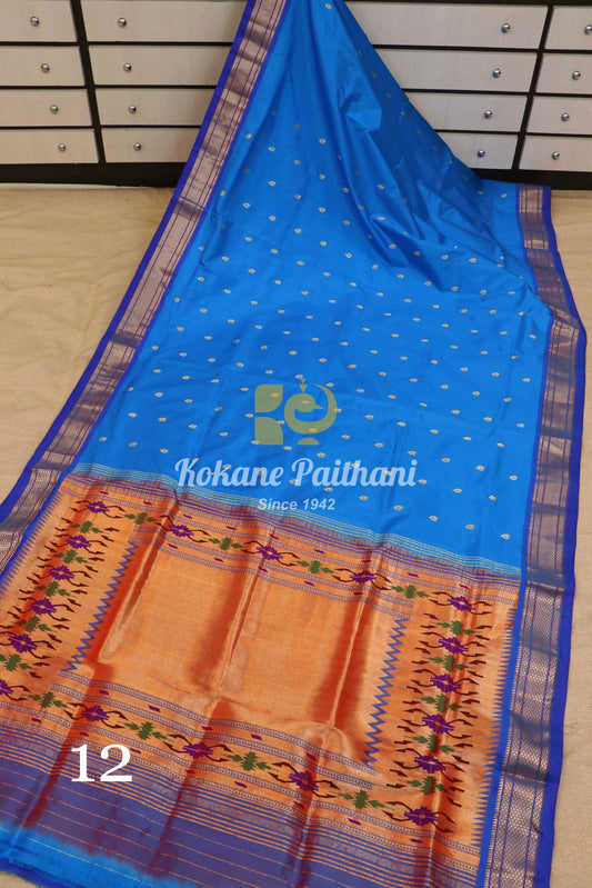 Fancy Pallu Silk Paithani Saree