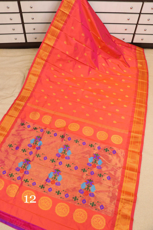 Chandrakala Maharani Paithani Saree