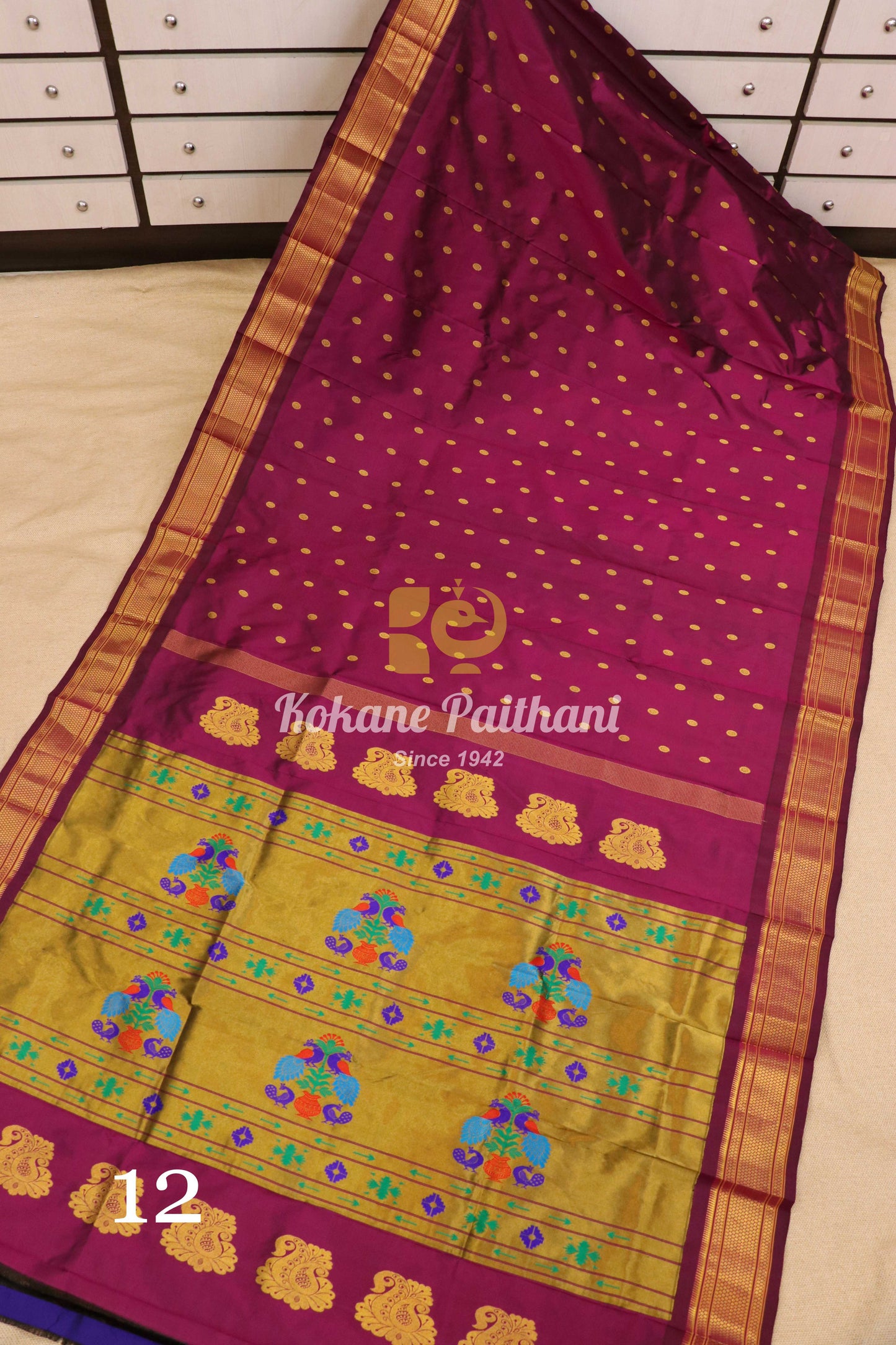 Kalanjali Silk Paithani Saree