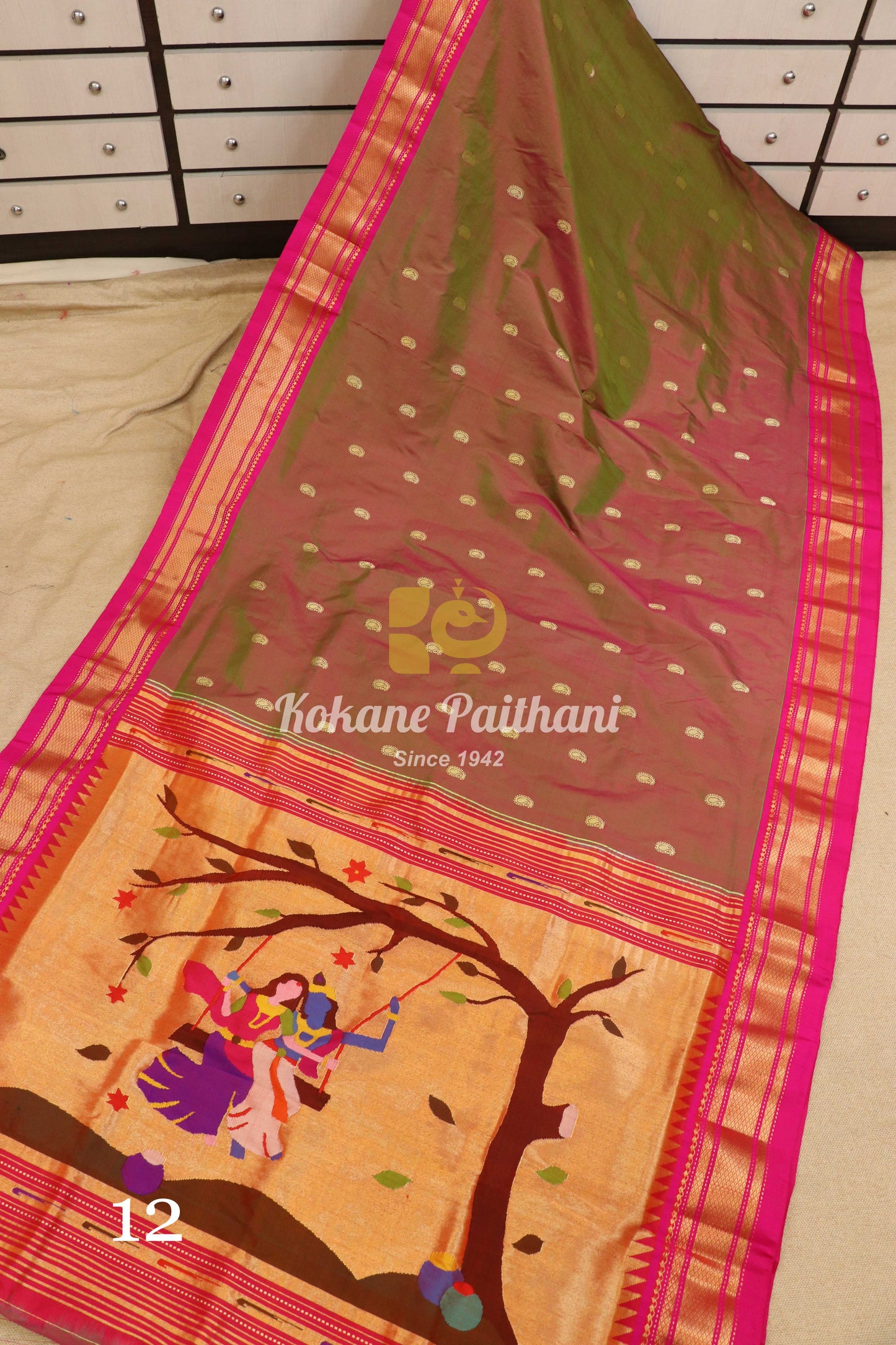 Fancy Pallu Silk Paithani Saree