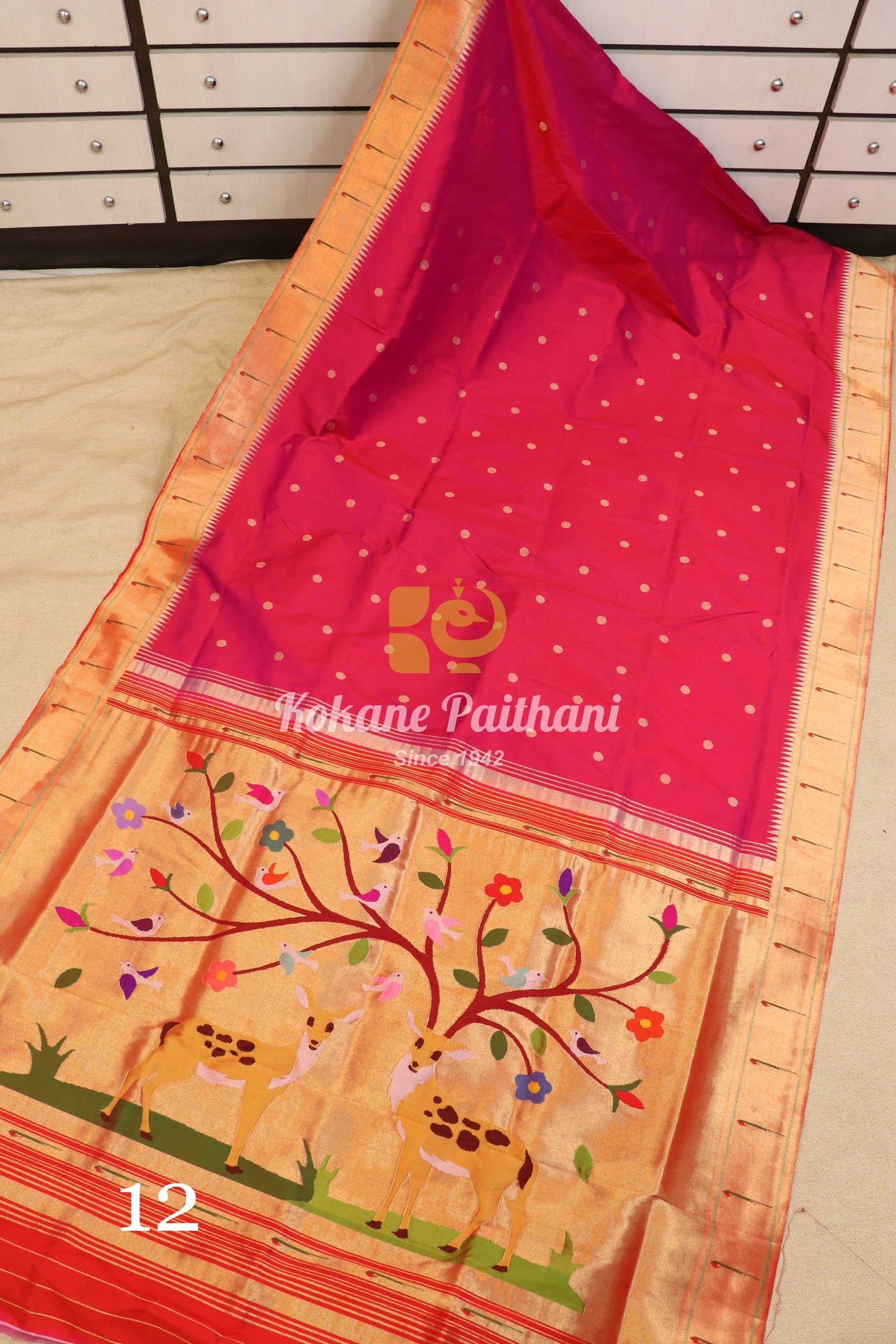 Muniya Brocade Paithani Saree