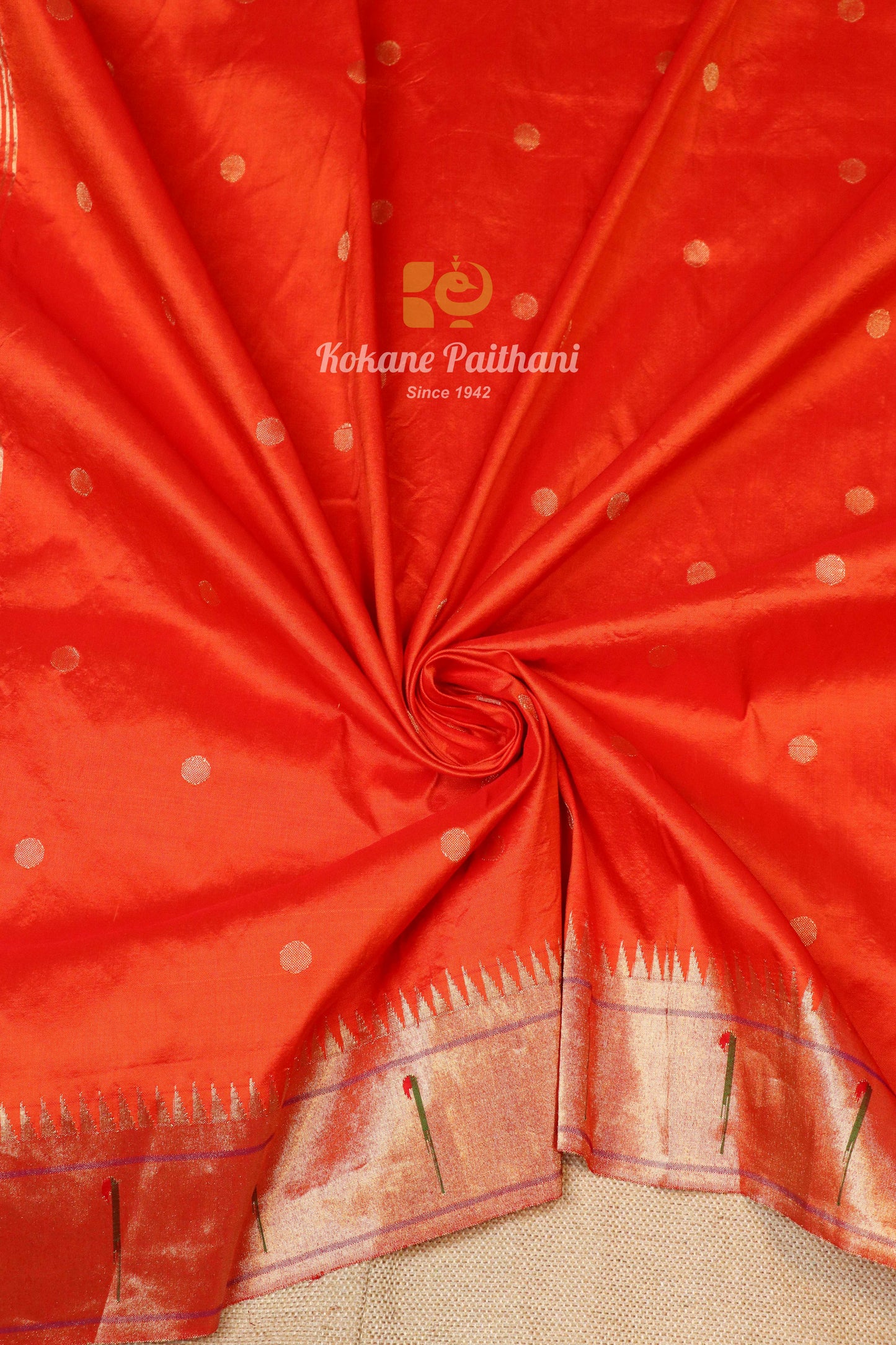 Muniya Brocade Paithani Saree