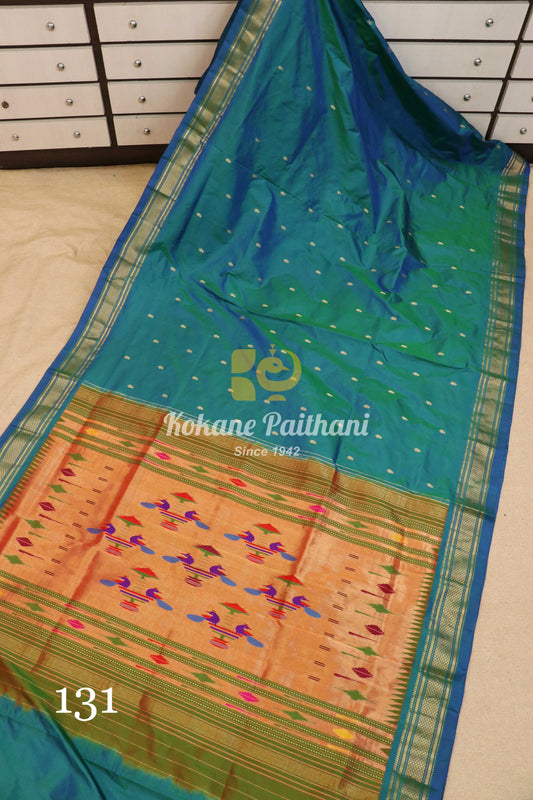 Traditional Pallu Silk Paithani Saree