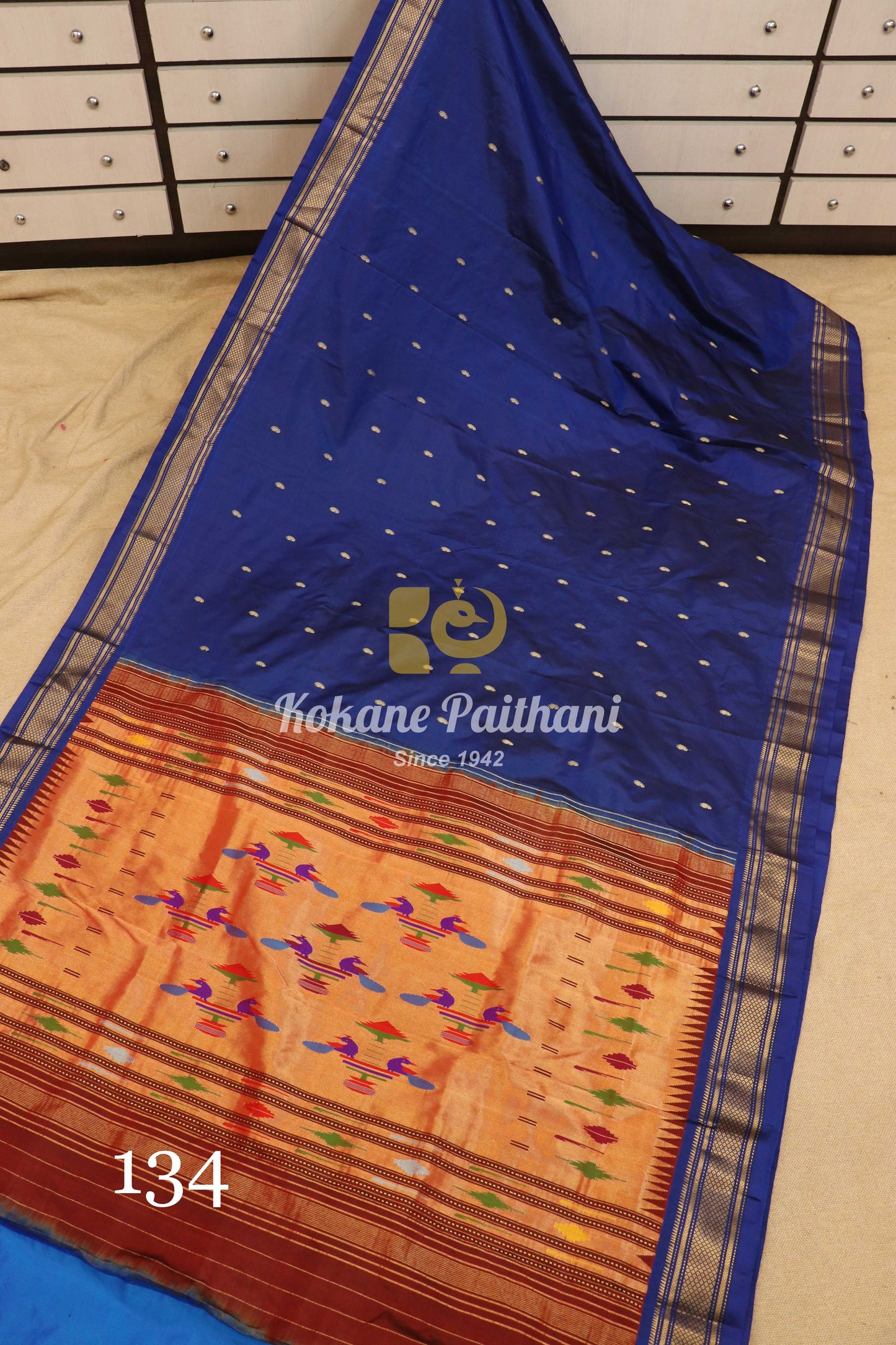 Traditional Pallu Silk Paithani Saree