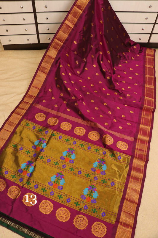 Chandrakala Maharani Paithani Saree