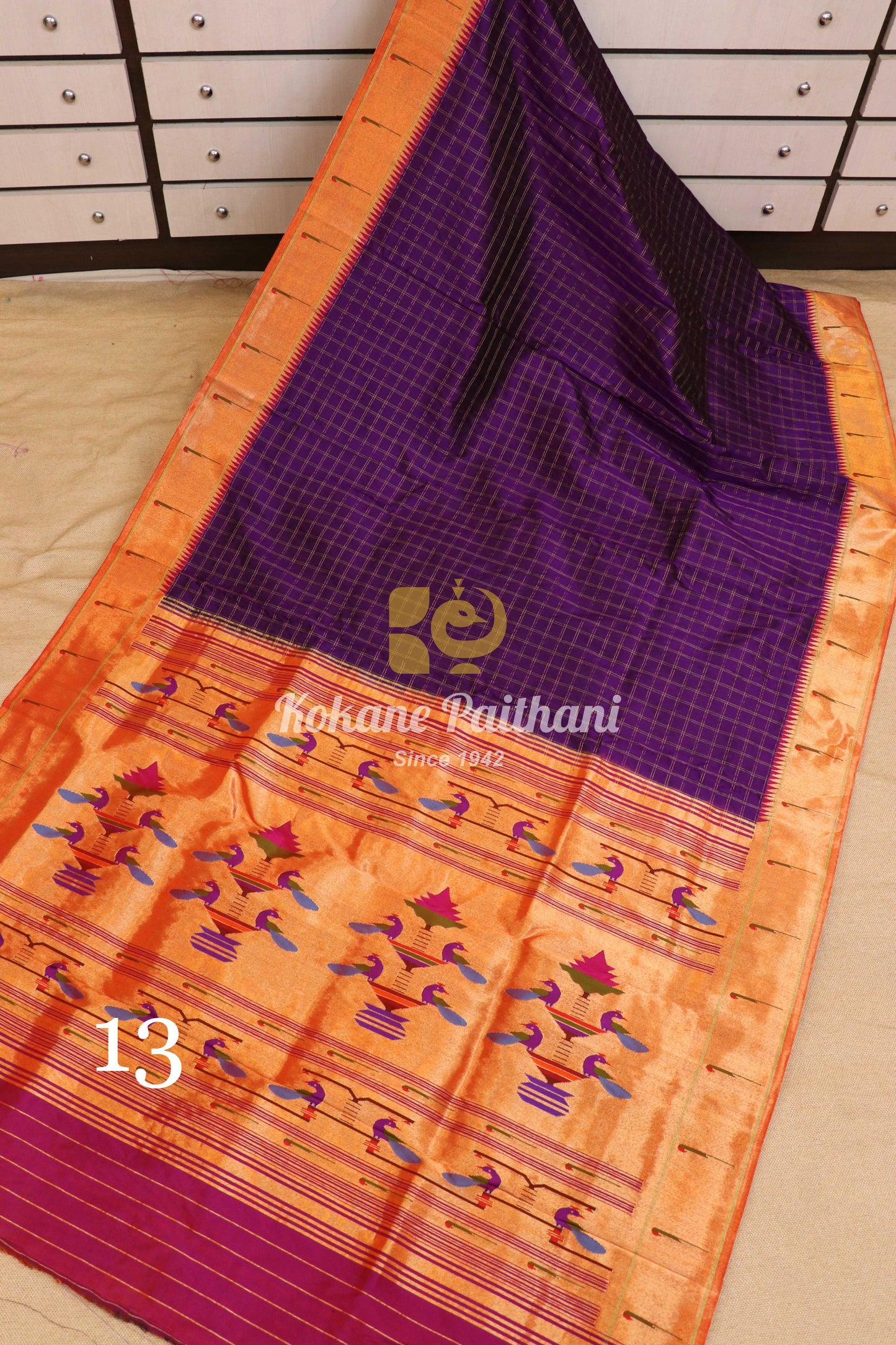 Muniya Brocade Paithani Saree