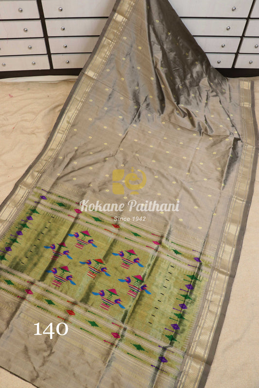 Traditional Pallu Silk Paithani Saree