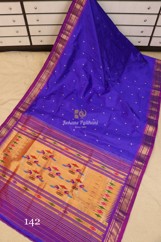 Traditional Pallu Silk Paithani Saree