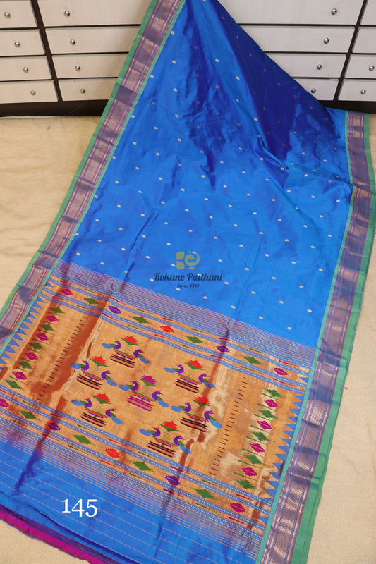 Traditional Pallu Silk Paithani Saree