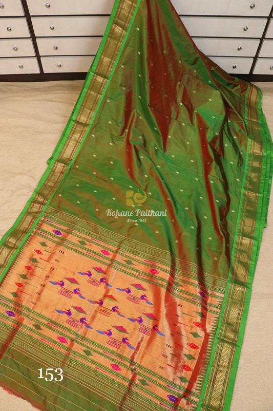 Traditional Pallu Silk Paithani Saree