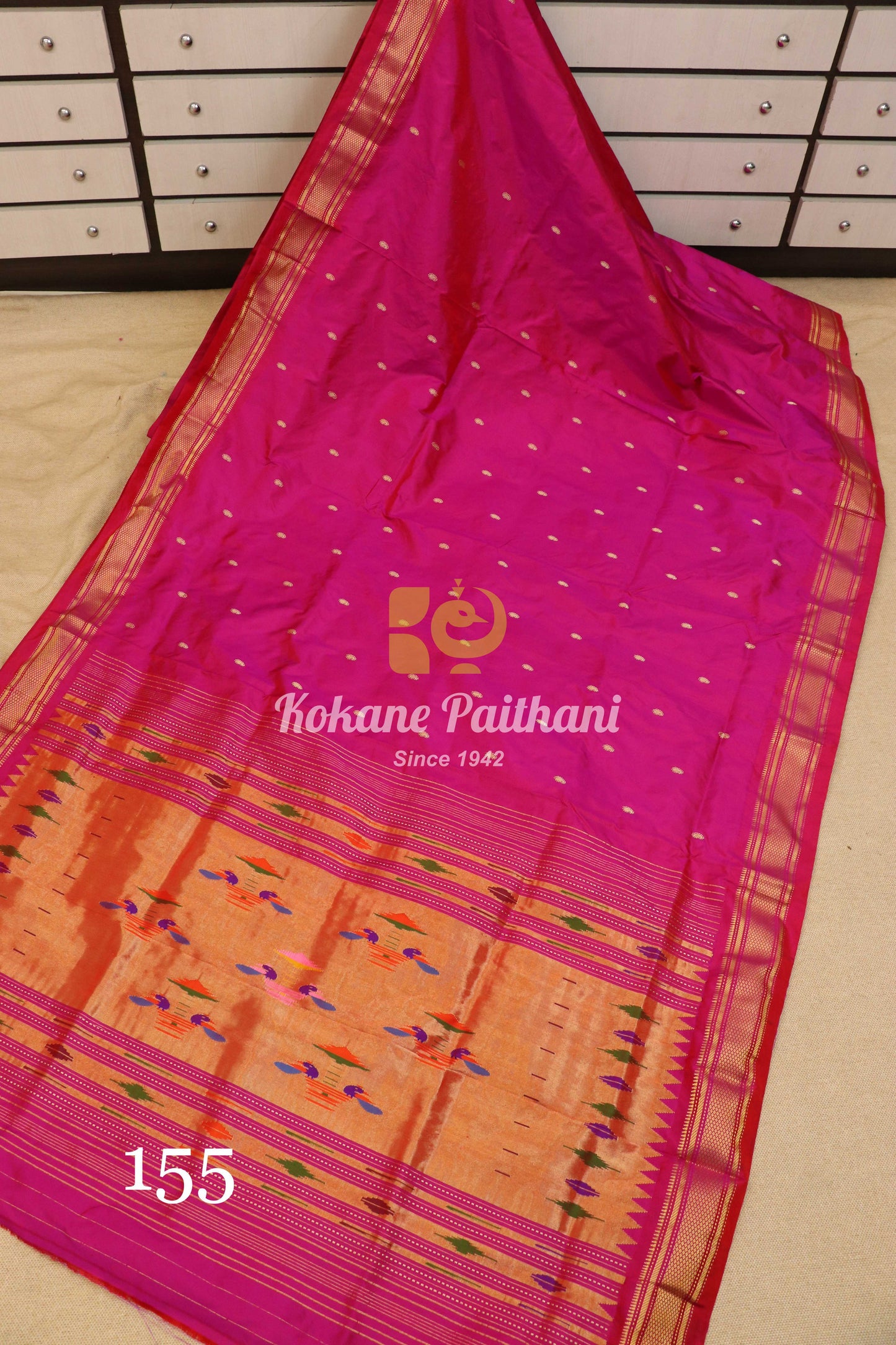 Traditional Pallu Silk Paithani Saree