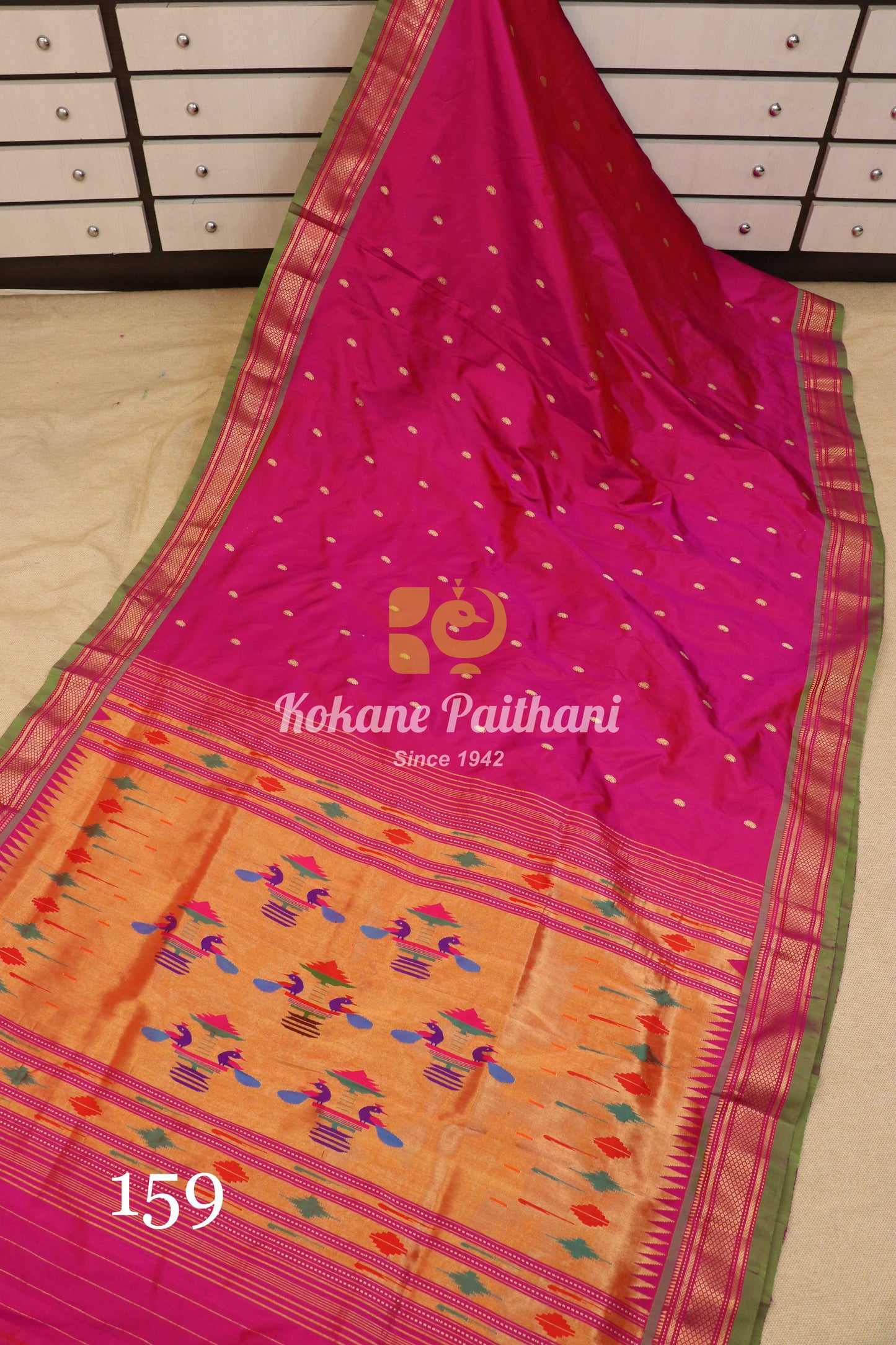 Traditional Pallu Silk Paithani Saree