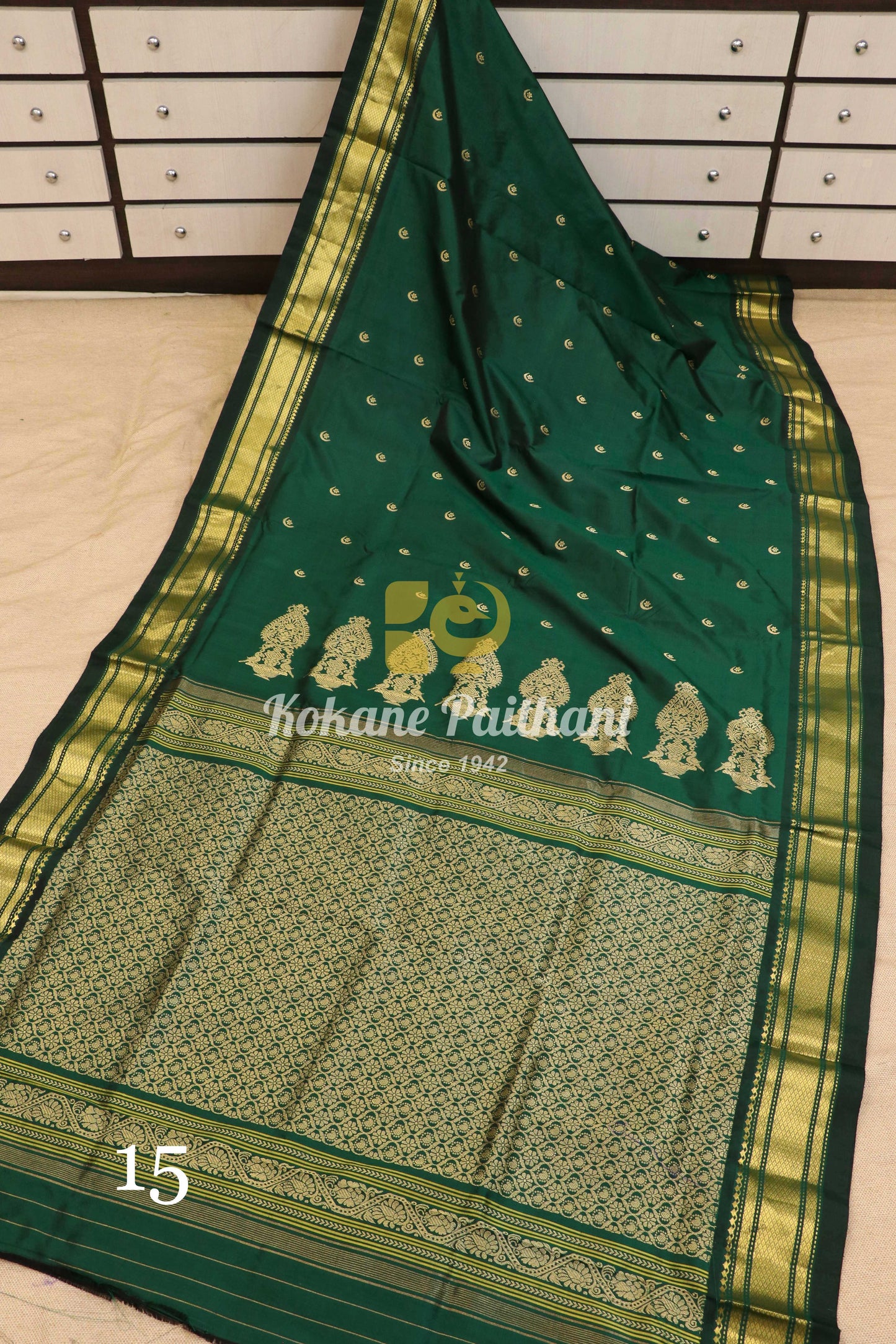 Fancy Pallu Silk Paithani Saree