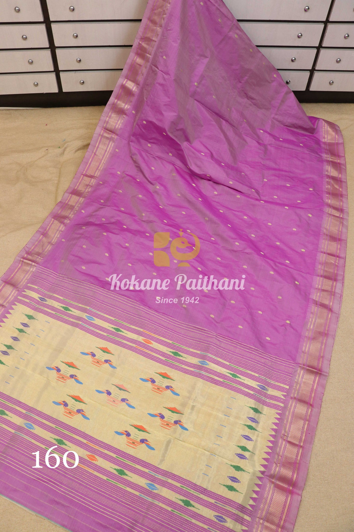 Traditional Pallu Silk Paithani Saree