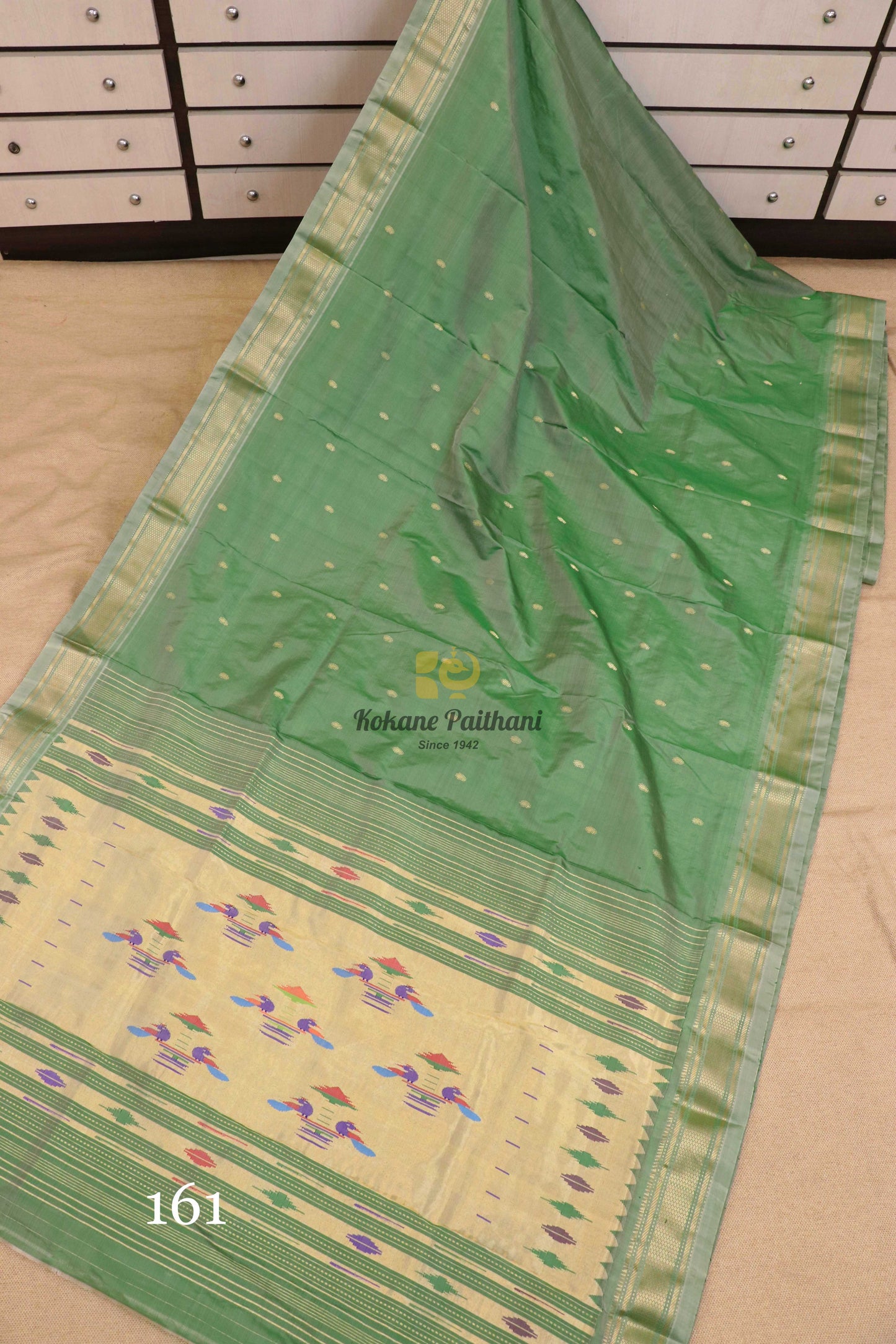 Traditional Pallu Silk Paithani Saree