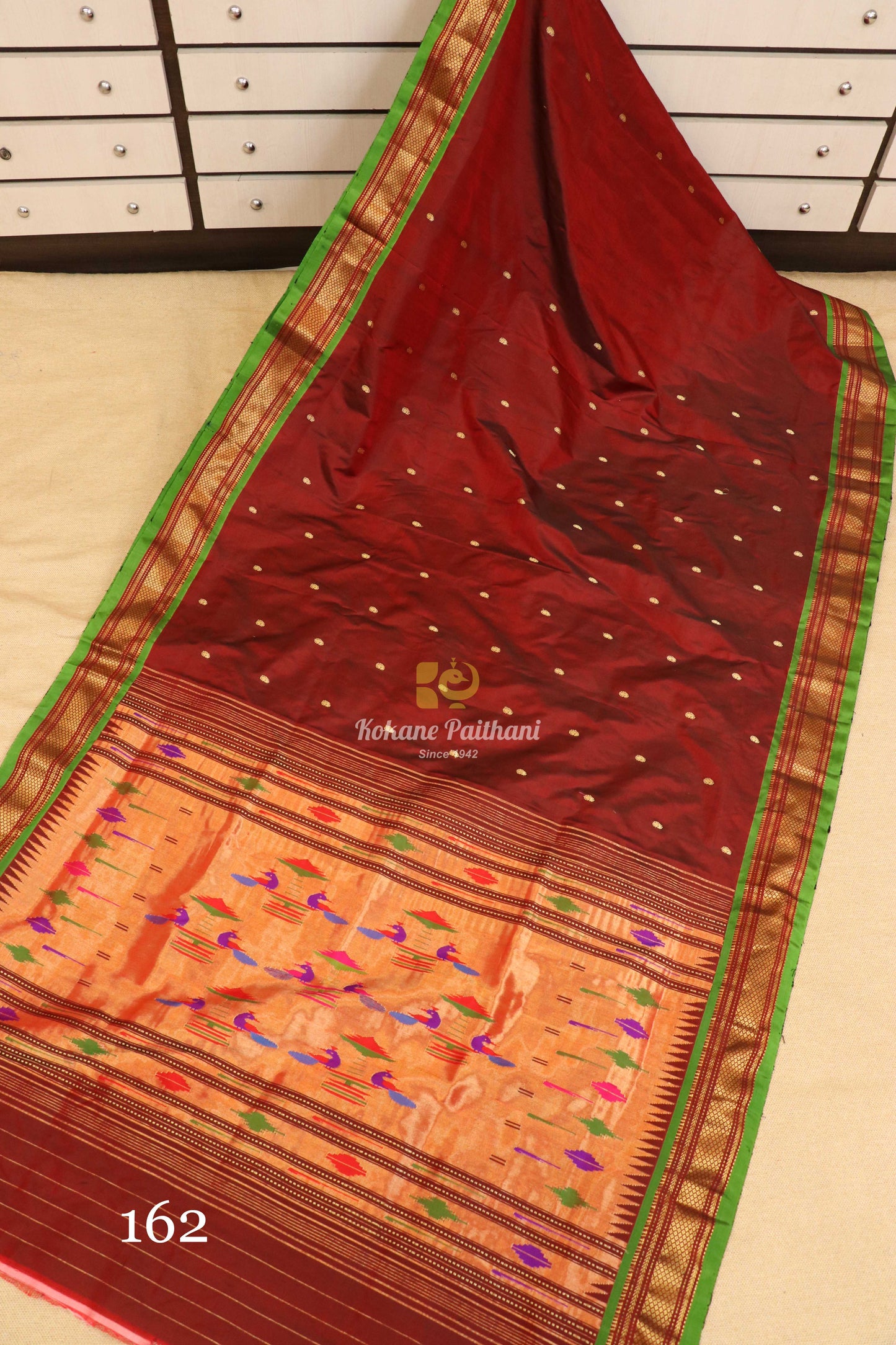 Traditional Pallu Silk Paithani Saree